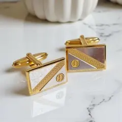 2025年最新】DUNHILL / ダンヒル カフス カフリンクス ゴールドカラー