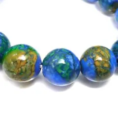 【天然石】アズマラカイト 10mm ブレスレットazu10004