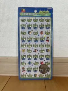 正規品トイ・ストーリー ボンボンドロップシール　ミニ　リトルグリーンメン