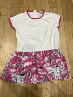 モンクレール　フラワー柄パームツリー　ワンピース