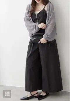 【最終値下げ】ナイスクラップ　オールインワン　オーバーオール　黒　フリー