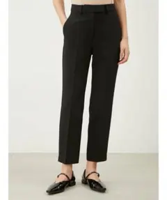 Mila Owen 後ゴムセンタープレステーパードパンツ