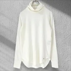 レジューヴ タートルネック 長袖 カットソー ワンポイント テールカット ロンT