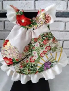 No.128②　エプロン　市松人形　現品限り