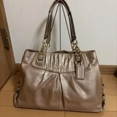 COACH アシュレイ　トートバッグ　ショルダーバッグ　ギャザー