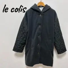 [新品]le colis フード付きキルティングジャケット
