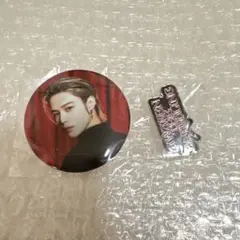 &TEAM ATB ツアー アジツ ガチャ K ケイ 缶バッチ ピンバッチ