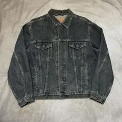 90s Euro Levi's 70503先染め ブラック　デニムジャケット