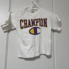 Champion Tシャツ 105サイズ ホワイト/パープル