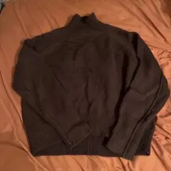 ブラウン ニット