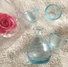 ガラス製徳利とお猪口セット 1合とっくり 日本酒