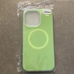 iPhone 15 Pro Max ケース マグネット対応 ライトグリーン