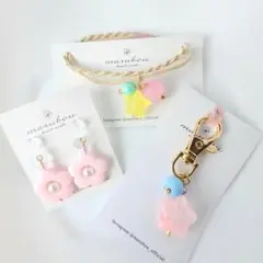キッズアクセサリー3点セット♡ピンクNo.47