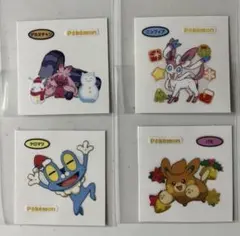 ポケモンパン　デコキャラシール　214弾　パモ　ニンフィア　デカヌチャン