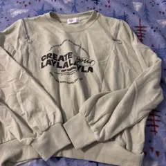 ライトグリーン トレーナー Mサイズ