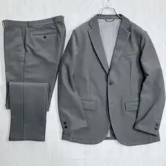 美品『シップス』ダウンファブリックイージースーツ コーデュロイ ストレッチ 洗濯