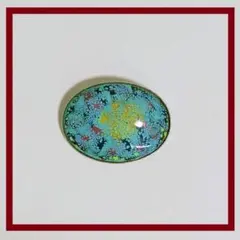 Bd01280825 ヴィンテージ 昭和レトロ 七宝焼 ブローチ