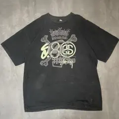 OLD Stussy Crown Skull Graphic Tee