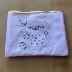 GODIVA ピンクポーチ 宇宙デザイン
