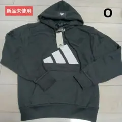 [新品]定価7,139円 adidas フレンチテリー素材 パーカー O 黒
