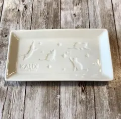 KALDI 猫の日☆長方形皿