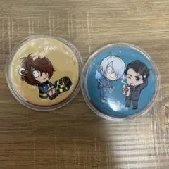 ゲゲゲの謎 鬼太郎 鬼太郎の父 水木 缶バッジ2個セット