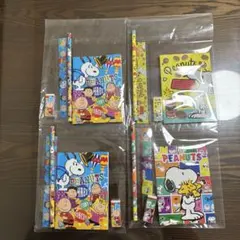 【非売品】SNOOPY スヌーピー　PEANUTS メモ付き4点文具セット