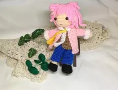 【就労支援きっかけ・編みぐるみ人形シリーズ】No,4　イメキャラさくらちゃん