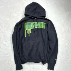 希少 チャンピオン パーカー コラボ 大きめ ゆったり ラッパー ストリート