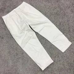 ✨LEPSIM✨レプシィム♡シェフパンツ♡アンクルパンツ♡シンプル♡白(L)