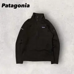 【パタゴニア】ベターセーター　ハーフジップフリース　黒　M 21年製　美品　d