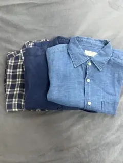 ユニクロ リネンシャツ 3点セット S