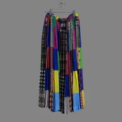 ▫️2019年春夏トリココムデギャルソン　パッチワーク柄スカート