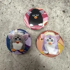 ファービー　缶バッチ　3個セット