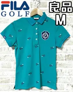 【24時間以内/匿名配送】良品 フィラゴルフ レディース 半袖 ポロシャツ M