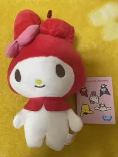 마이멜로디 がま口 ぬいぐるみ カラビナ付き 마스코트
