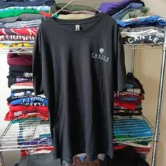 90sXLアメリカ製古着メンズヴィンテージ黒ブラックtシャツUSA直輸入