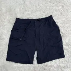 ✨ UNIQLO ユニクロ ナイロン　ギアショーツ　メンズ　ショートパンツ　紺色