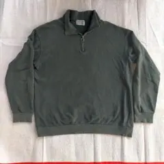 TEMPTATION ダークグリーン ジップアップトレーナー