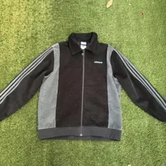 adidas コーデュロイ ジャケット ブラック・グレー