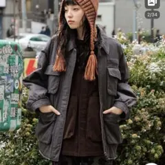 niko and… ブルゾン アウター 中綿ミリタリーポケジャケット新品タグ付き