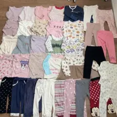 90センチ　女児　冬春物　36点セット　まとめ売り