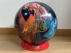 MARVEL ボウリングボール シルバー 3穴 - メルカリ