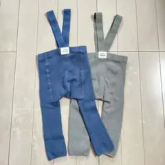 funny lazybones サスペンダー付きシンプルタイツ