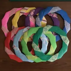 ハンドメイド　折り紙　大リース　098