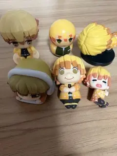 鬼滅の刃 我妻善逸 ミニフィギュアセット 6体