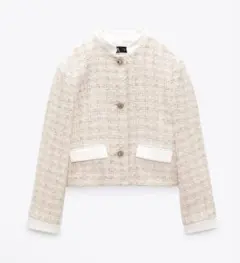 ZARA ツイード　ジャケット