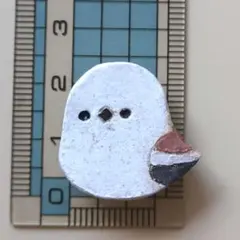 シマエナガ マグネット ハンドメイド 焼き物