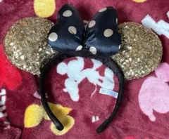 ディズニー　ミニーマウス　カチューシャ ゴールド