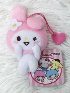 レア タグ付き マイメロディ ウィンクマスコット ゆるかわ セガ
